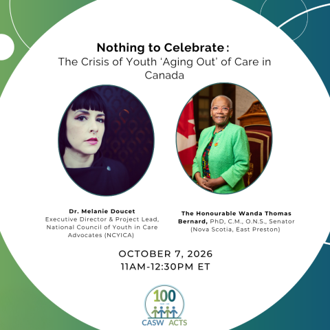 Nothing to Celebrate : The Crisis of Youth ‘Aging Out’ of Care in Canada