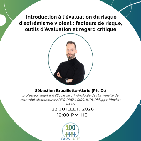 Introduction à l'évaluation du risque d'extrémisme violent : facteurs de risque, outils d'évaluation et regard critique